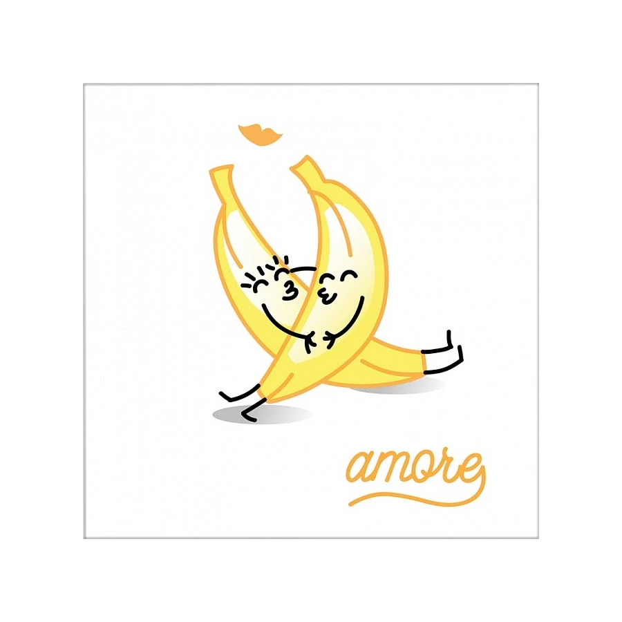 Плитка настенная Kerama Marazzi Фруктовая серенада Декор матовый желтый NT/A158/5009 20х20 см