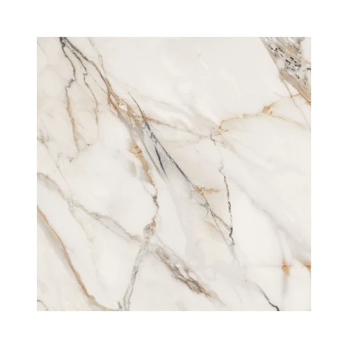 Керамогранит Porcelanite Dos 1219 Calacata Gold 5062 Rectificado глянцевый белый 50х50 см