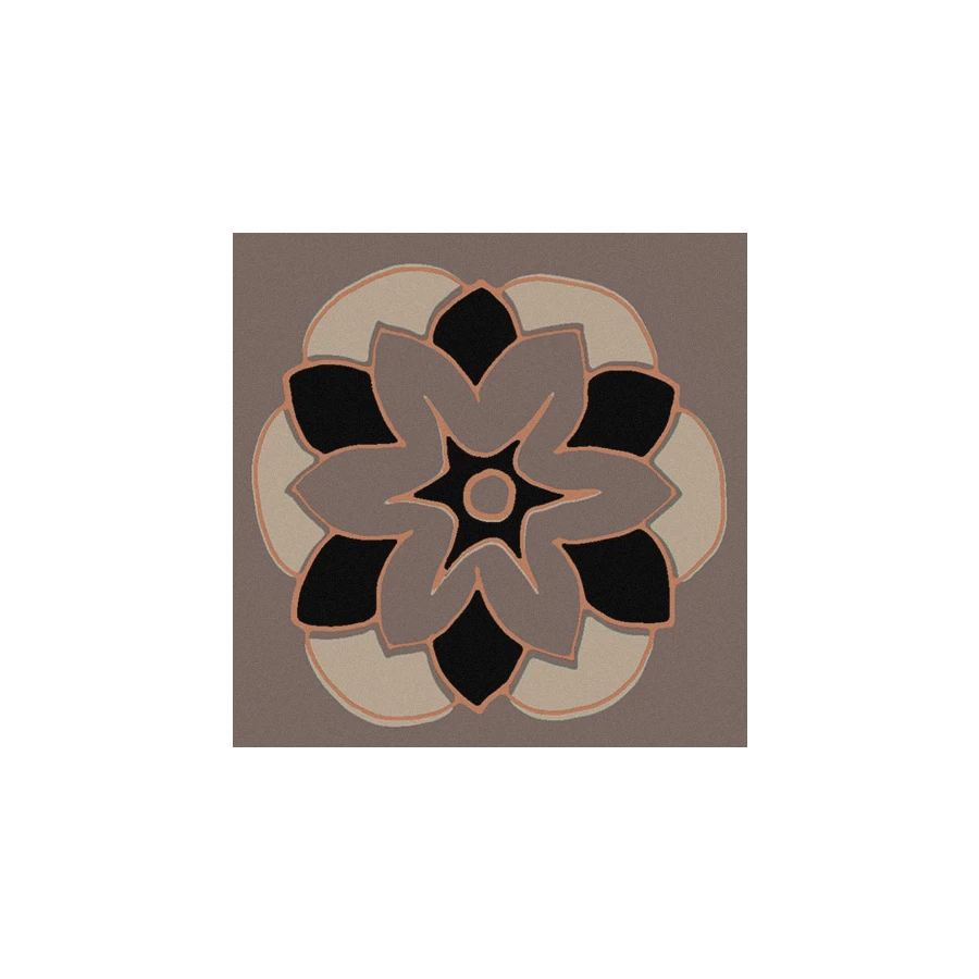 Вставка Kerama Marazzi Анвер 10 коричневый OS\C176\21052 4,85х4,85 см