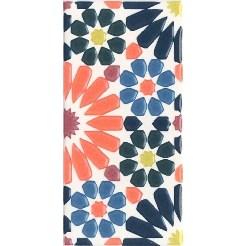 Декор Kerama Marazzi Алькасар многоцветный 7,4х15 см