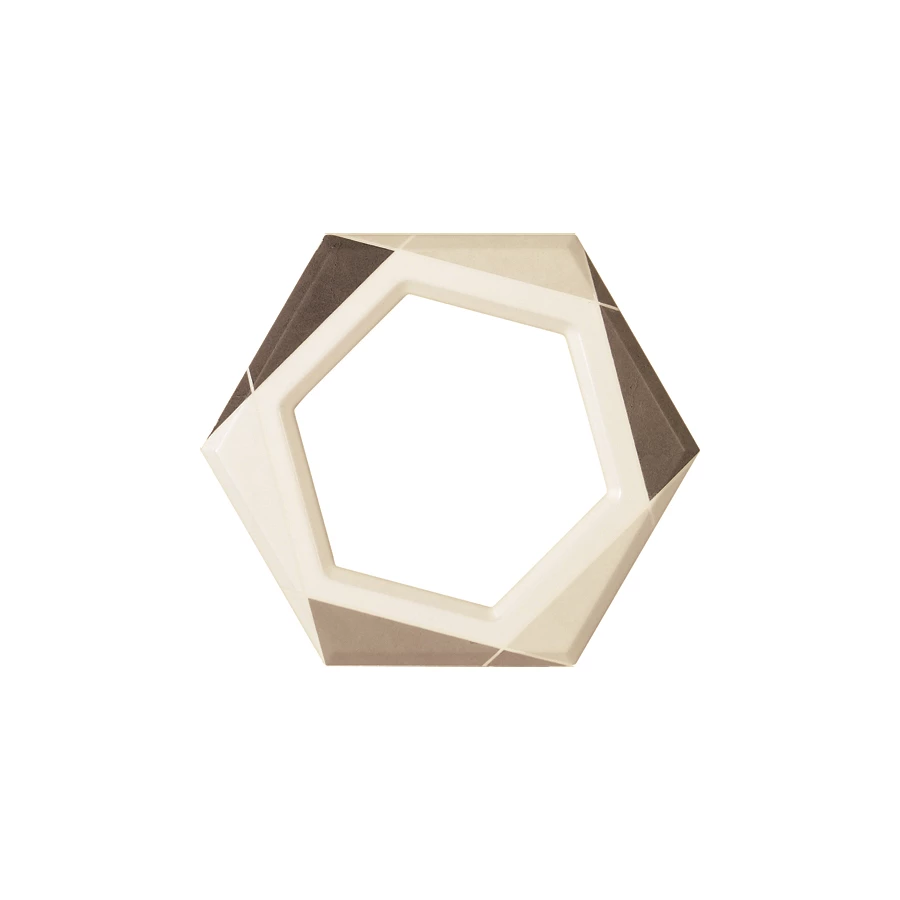 Керамическая плитка Fanal Lino Dec. Frame crema 24,7х21,5 см