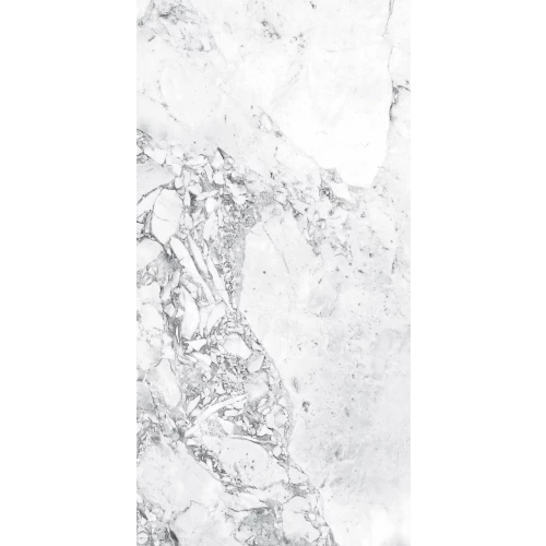 Керамогранит Goldis Tile Forest White Semi Polished глянцевый белый 120х60 см