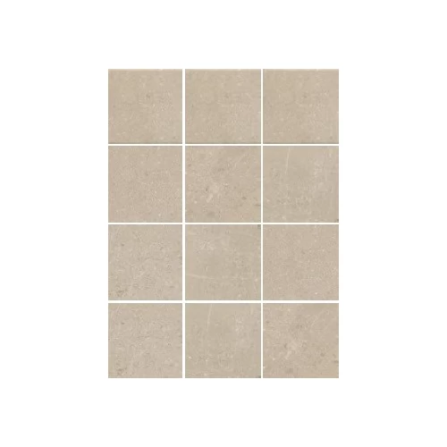 Керамогранит Kerama Marazzi Матрикс полотно из 12 частей 9,8х9,8 матовый светло-бежевый 1317H 39,8х29,8 см