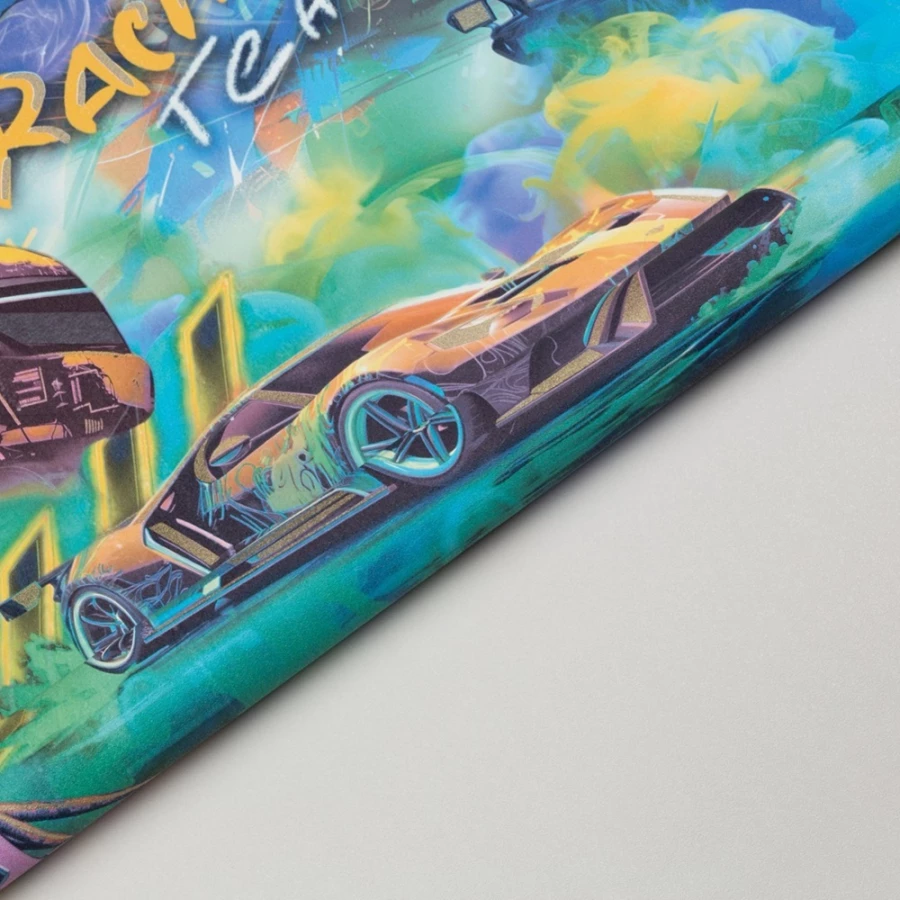 Обои флизелиновые Palitra Home Racing Team HomeColor синие HC72349-36 1,06х10,05 м