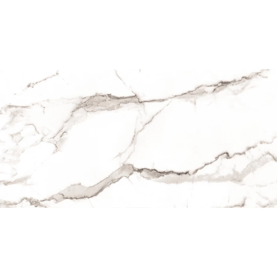 Керамогранит Azario Statuario Pacific Glossy Carving глянцевый белый P4110821140 120х60 см