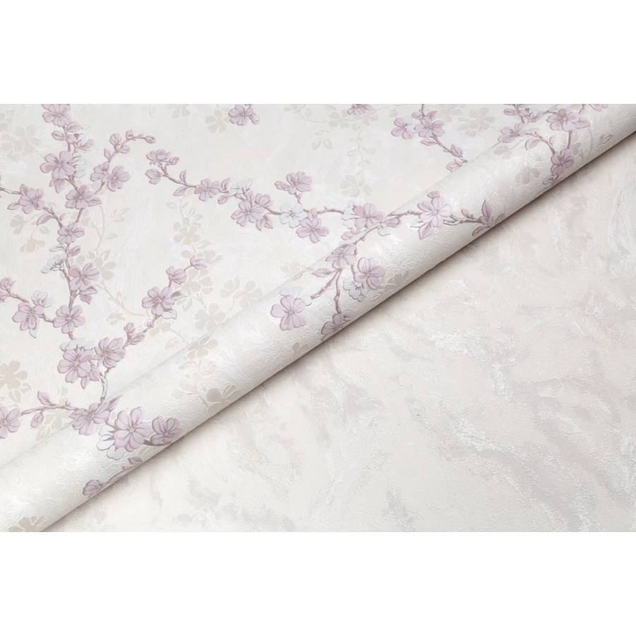 Обои флизелиновые Palitra Home Alba серые HC31197-14 1,06х10,05 м