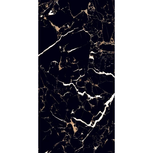 Керамогранит A-Ceramica Apolo Black High Glos 9 mm глянцевый черный 120х60 см