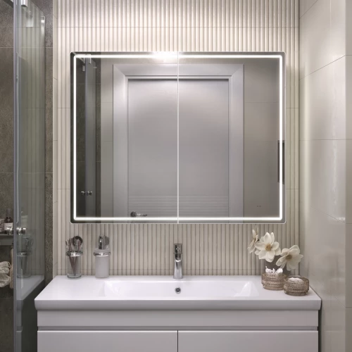 Зеркало шкаф Vigo Geometry Comfort 1000 навесной 222 99.6x79 см