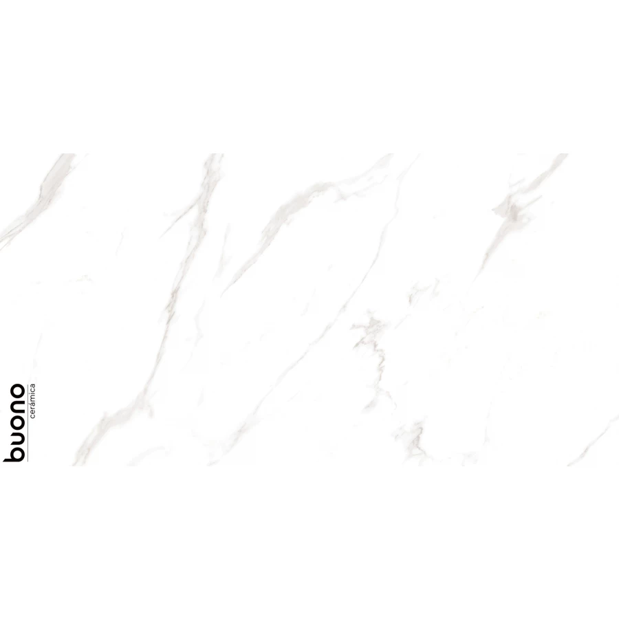 Керамогранит Buono Marble Carrara Livia Glossy белый M4401P 120х60 см