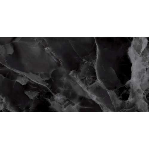 Керамогранит Laparet Andora Black полированный чёрный 120х60 см