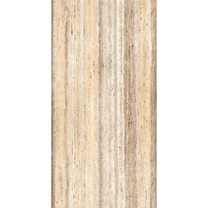 Керамогранит Creanza Rock Travertino Beige Shape+Glue Art 3D-глазурь матовый бежевый SH1008-G 120х60 см