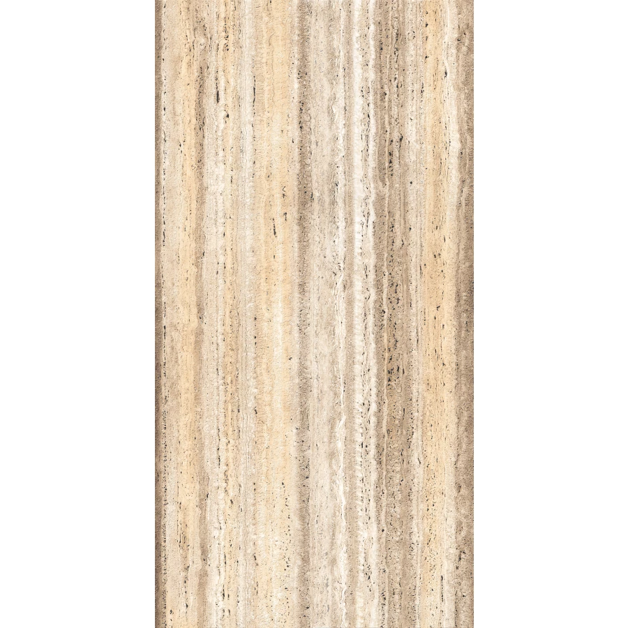 Керамогранит Creanza Rock Travertino Beige Shape+Glue Art 3D-глазурь матовый бежевый SH1008-G 120х60 см
