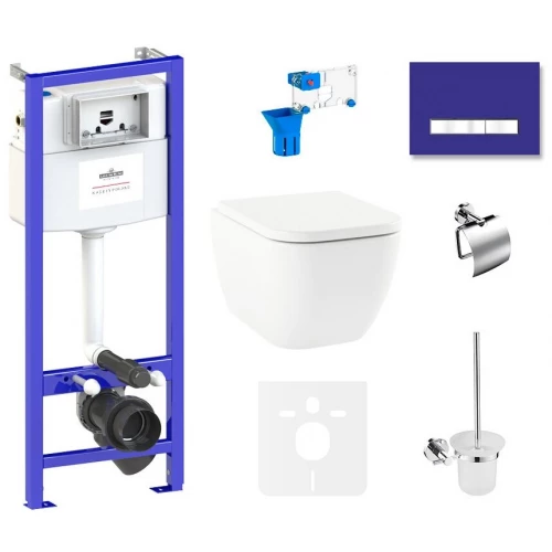 Унитаз Lavinia Boho Relfix One Compacto 75110309 (комплект 9 в 1)