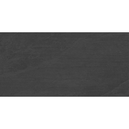 Керамогранит Laparet Badrock Shadow PRO Deco Lines R10Soft MSTR CB матовый графитовый 120х60 см