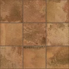 Керамогранит La Platera Cora Kube Cobre-D матовый коричневый 45х45 см