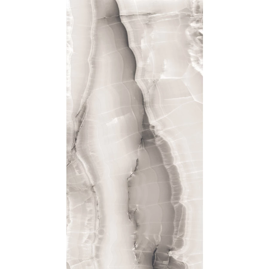Керамогранит Arcadia Ceramica Onyx Silk Full Polished светло-серый FP1037-A 120х60 см
