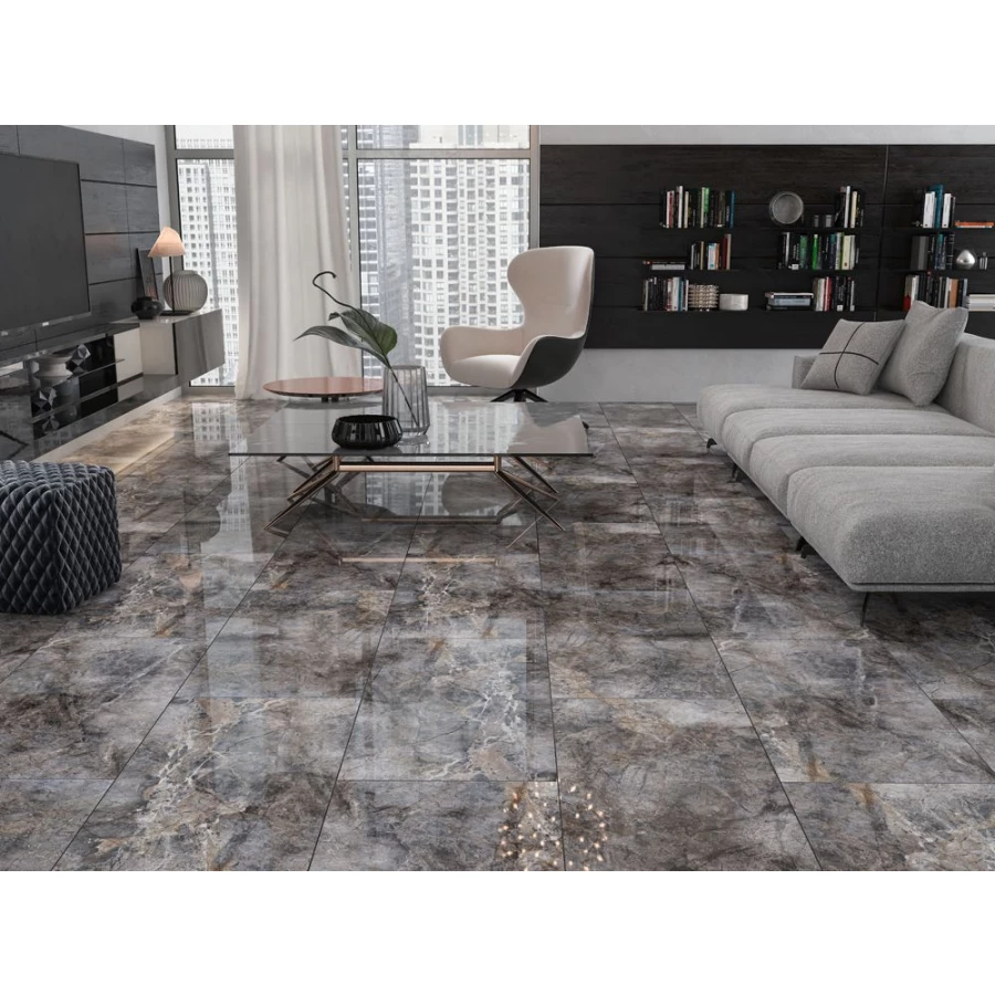 Керамогранит Qua Granite Martins Marble Dark Full Lap 1 QUA0037 120x60 см
