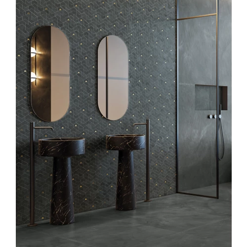 Мозаика Italon Континуум Петрол Джуэл 620110000180 38.2х31.1 см