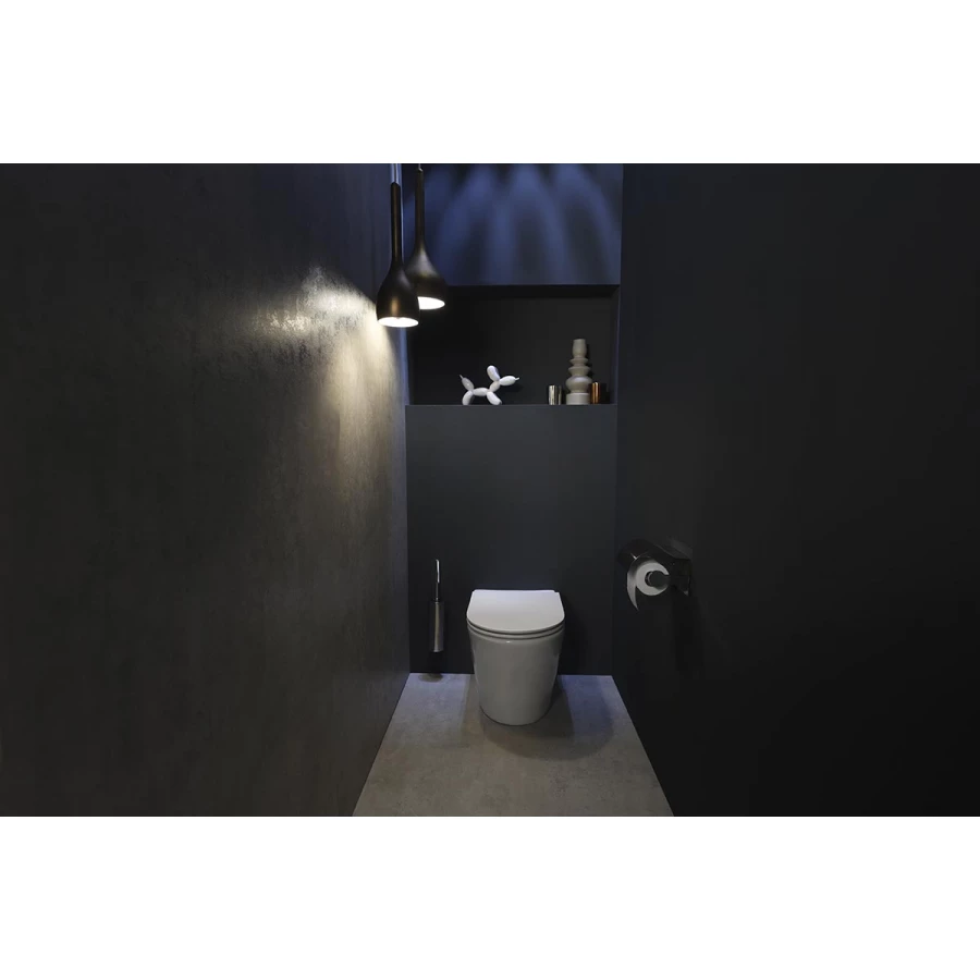 Приставной унитаз со стандартным ободом Jacob Delafon Rodin+ белый DAA102-00