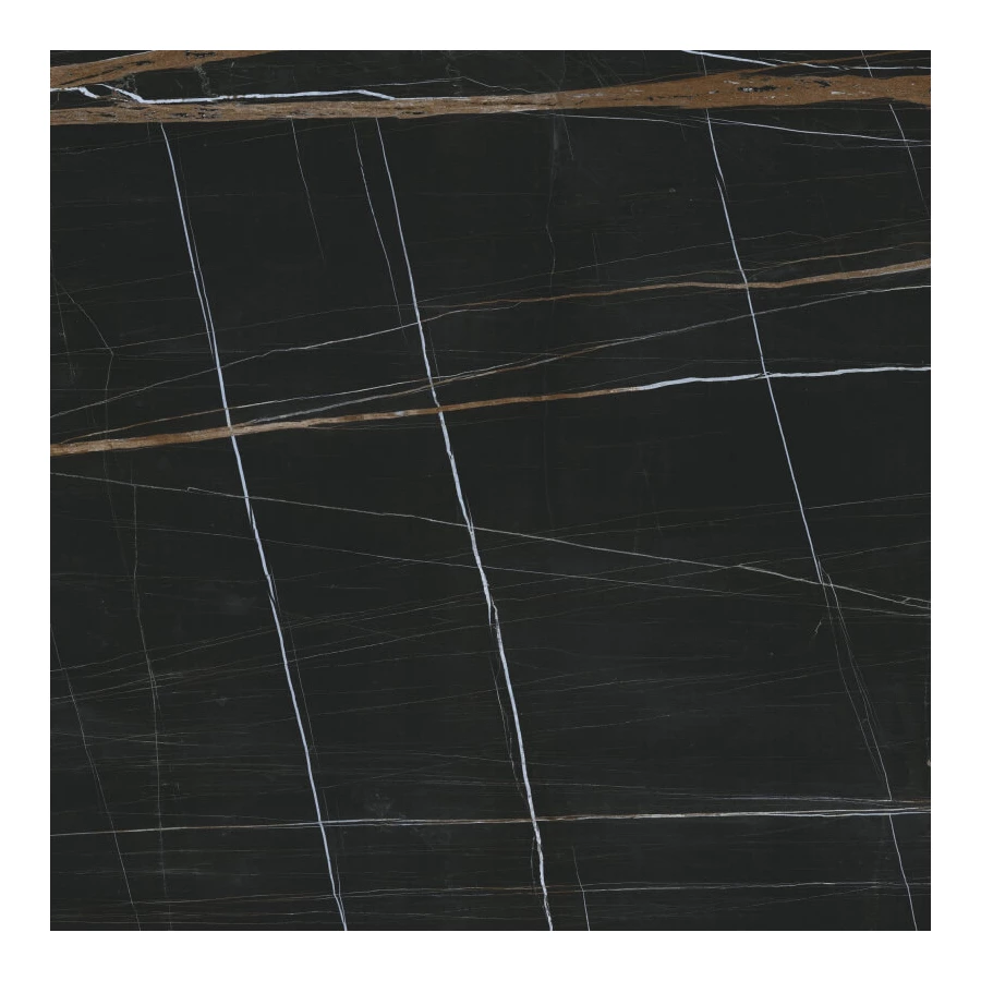 Керамогранит Baldocer Titanium Black Pulido глянцевый черный 120х120 см