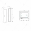 Душевая дверь RGW PA-13 06081310-11U 1000 прозрачное