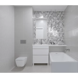 Плитка настенная Azori Incisio Diamond серый 00-00003151 63х31,5 см