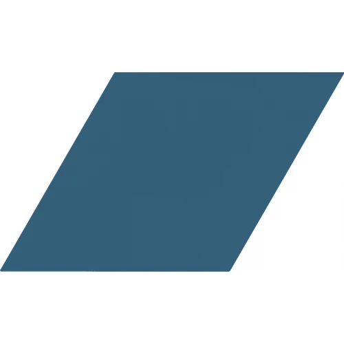 Керамогранит WOW Флоу Диамонд Блуе / Flow Diamond Blue матовый синий 117353 24х14 см