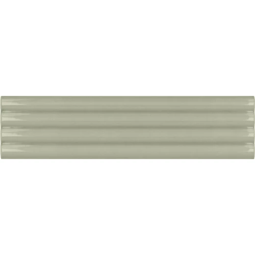 Плитка керамическая Equipe Коста Нова Онда Тансы Греен Глоссы / Costa Nova Onda Tansy Green Glossy глянцевая зеленая 28486 20х5 см