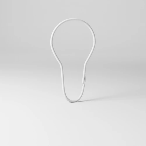 Набор колец для шторы в ванную комнату Iddis белый RINMWT0i15