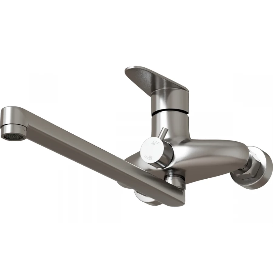 Смеситель для раковины MixLine MLSS36-04 Steel Kit нержавеющая сталь 555057