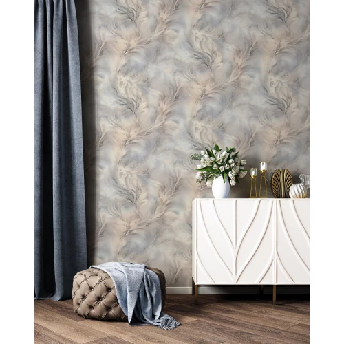 Обои флизелиновые Palitra Home The Best серые HC72370-48 1,06х10,05 м