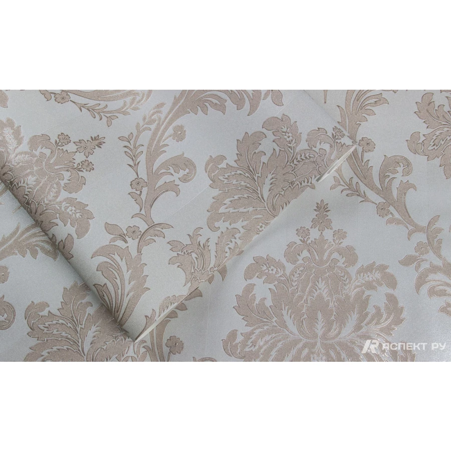 Обои флизелиновые Аспект Deluxe Луиза голубой 70576-41 1,06х10,05 м