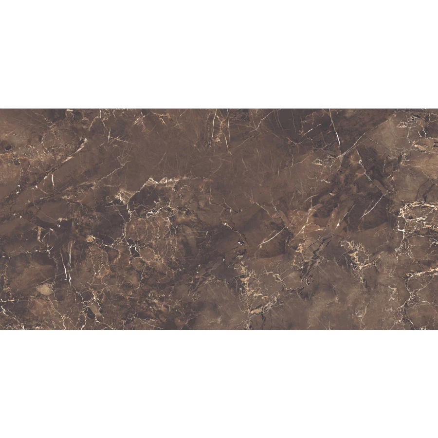 Керамогранит Velsaa Emperador-Daina Mramor Copper Slab black коричневый 120*60 см