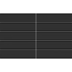 Плитка настенная Creto Aquarelle Fog матовая черная 1,008 м2 12-01-4-29-10-04-2562 24х5,8 см