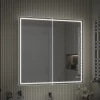 Зеркало шкаф Vigo Geometry Comfort 800 навесной 221 79.6x79 см
