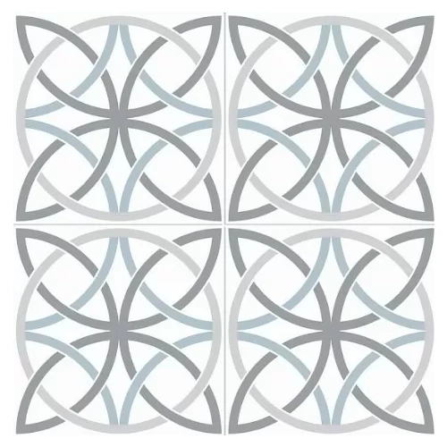 Плитка керамическая Nice Ker Шик Бошам Whите / Chic Bosham White матовая белая NKR_CH_B_WH_DP 45,2х45,2 см