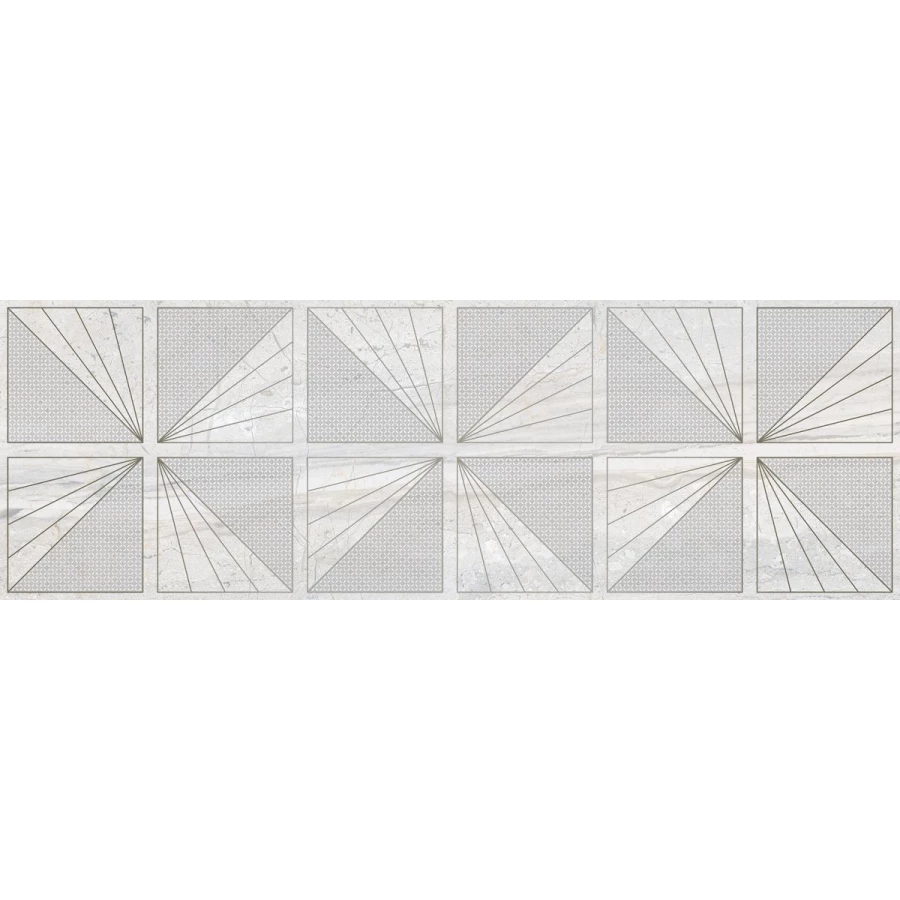 Декор Laparet Moon светло-серый 25х75 см