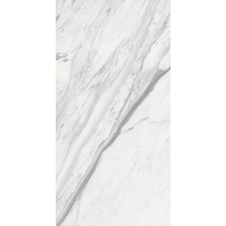 Керамогранит Global Tile Calacatta Belgia_GT Белый полированный GT120606203PR 120х60 см
