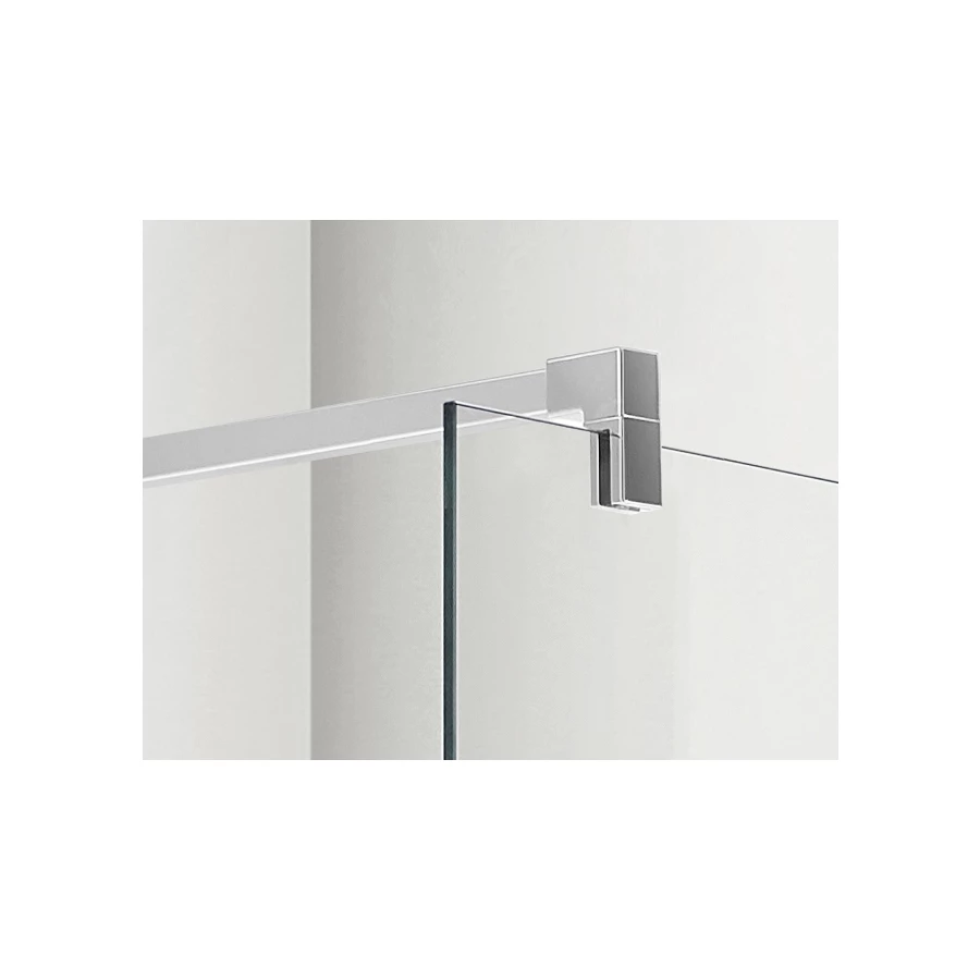 Душевая перегородка Azario Chicago Walk-in прозрачное стекло 8 мм цвет профиля серебро AZ-NAR6310 1100 110x195 см