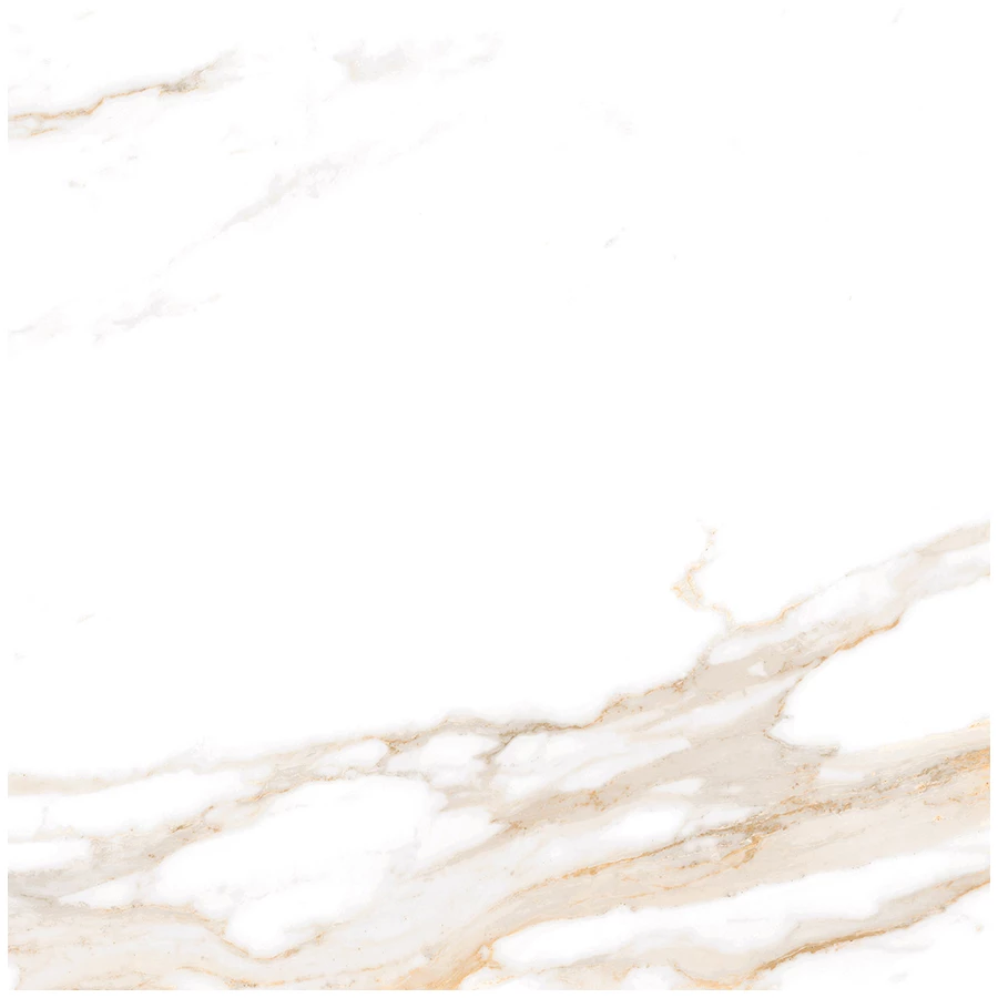 Керамогранит Ceradim Calacatta Regal Gold Полированный белый 60х60 см