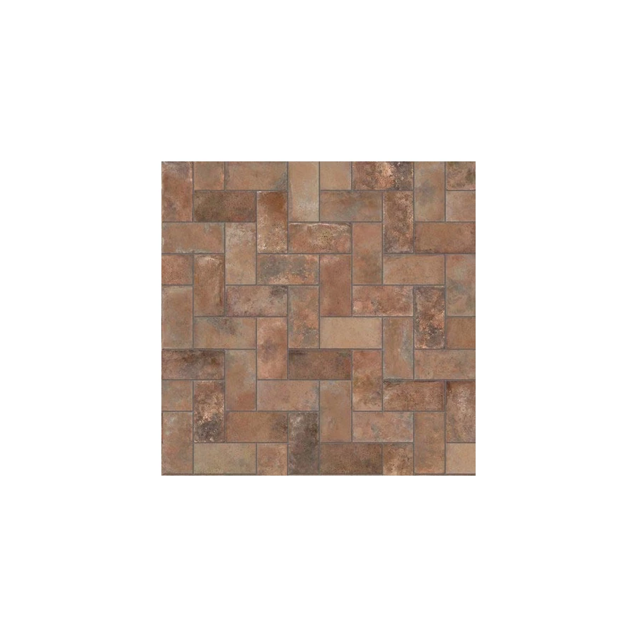 Керамогранит Dado Ceramica Tavellone Vecchia Firenze OUT коричневый TVN011 31х15,3 см