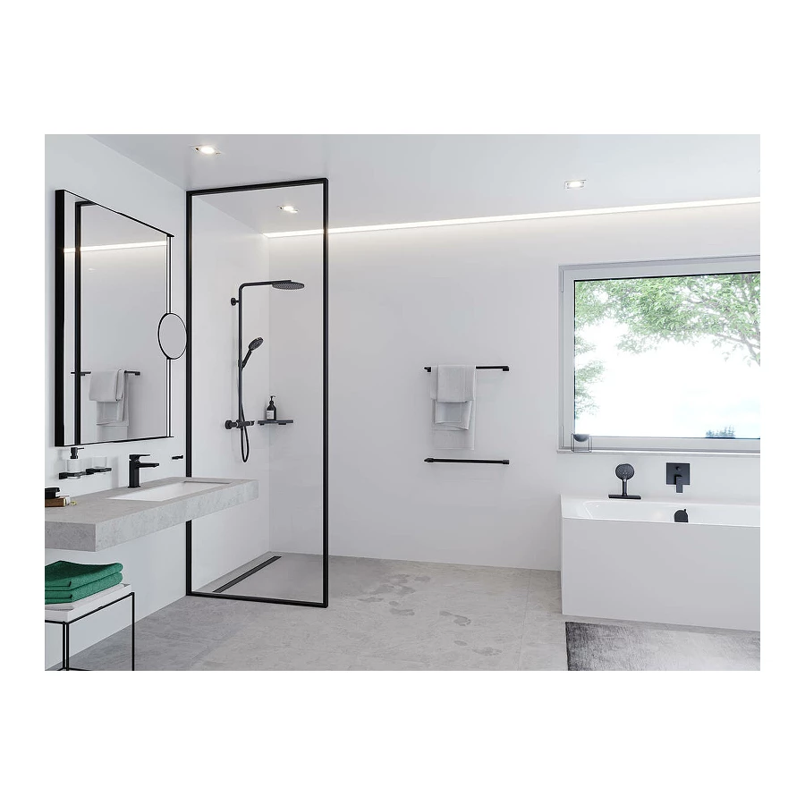 Держатель банных полотенец Hansgrohe AddStoris полированное золото 41747990