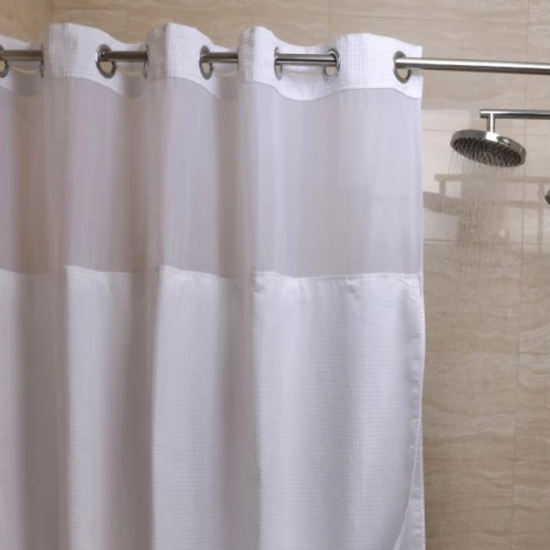 Шторка для ванной Fixsen белая FX-3319E 180х180 см