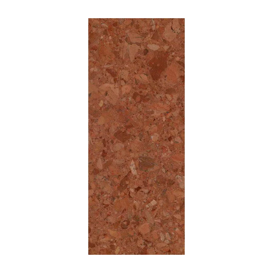 Керамогранит Santamargherita Marble 03 Rosso Verona глянцевый коричневый 305х124 см