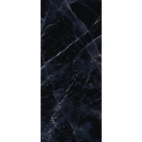 Керамогранит Emil Ceramica Tele Di Marmo Revolution Calacatta Black Lappato полуглянцевый черный EHA5 278х120 см