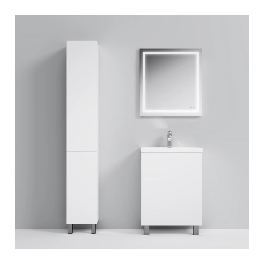 Зеркало Am Pm Gem с LED-подсветкой по периметру M91AMOX0651WG 65 см