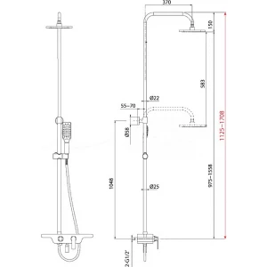 Душевая программа для ванны Lemark Tropic LM7006C