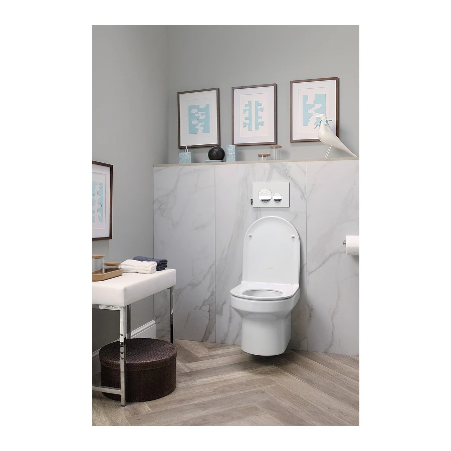 Кнопка смыва Jacob Delafon глянцевый хром E20859-CP-MWH