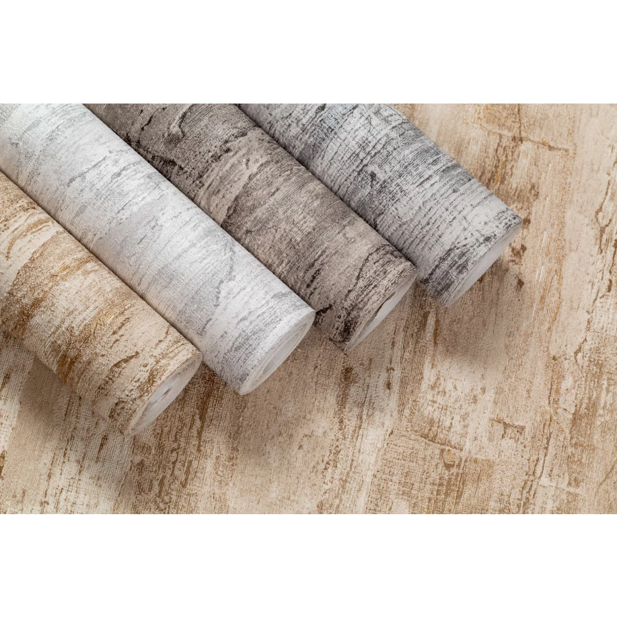 Обои флизелиновые Palitra Home HomeColor Pine коричневые HC71383-24 1.06х10.05 м