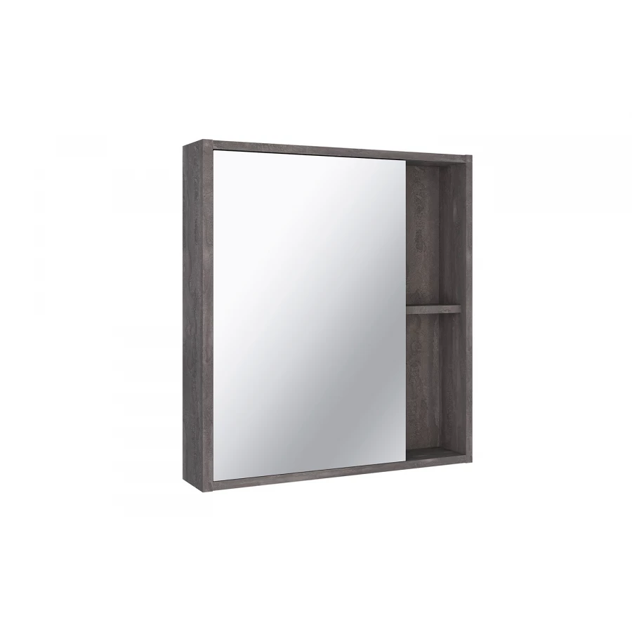 Зеркальный шкаф Runo Эко 60 железный камень 00-00001325 60x65 см